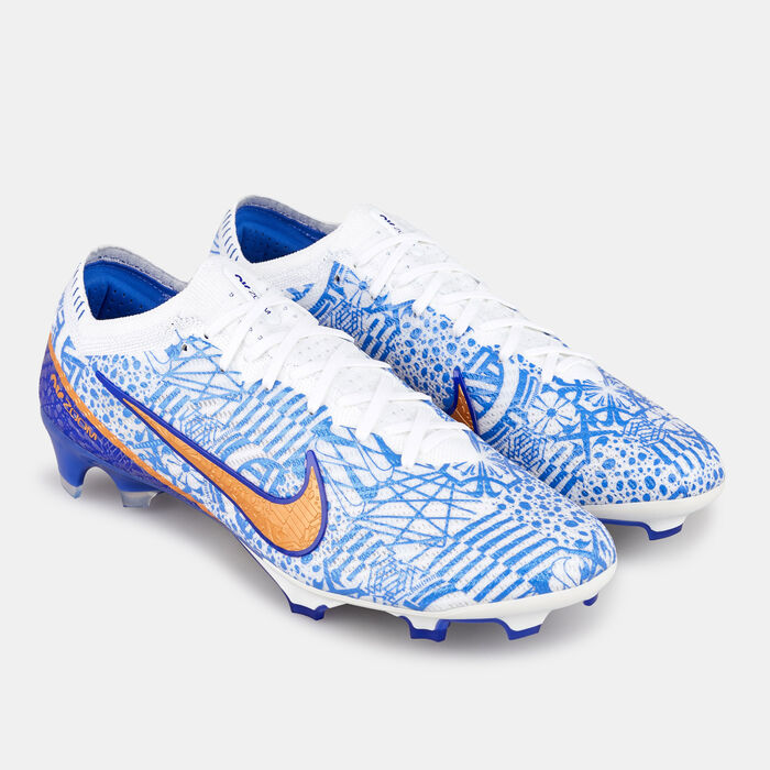 Nike Men's Zoom Mercurial Vapor 15 Elite CR7 Firm Ground Football Shoe Blue image number 1