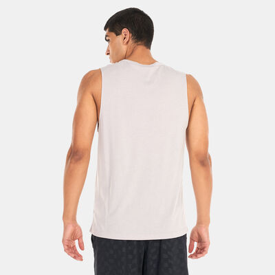 Nike Men's Dri-FIT Vintage Muscle Graphic Tank Top Grey