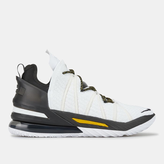 Nike Men's LeBron 18 Basketball Shoe White Nike Men's LeBron 18 Basketball Shoe White image number 0