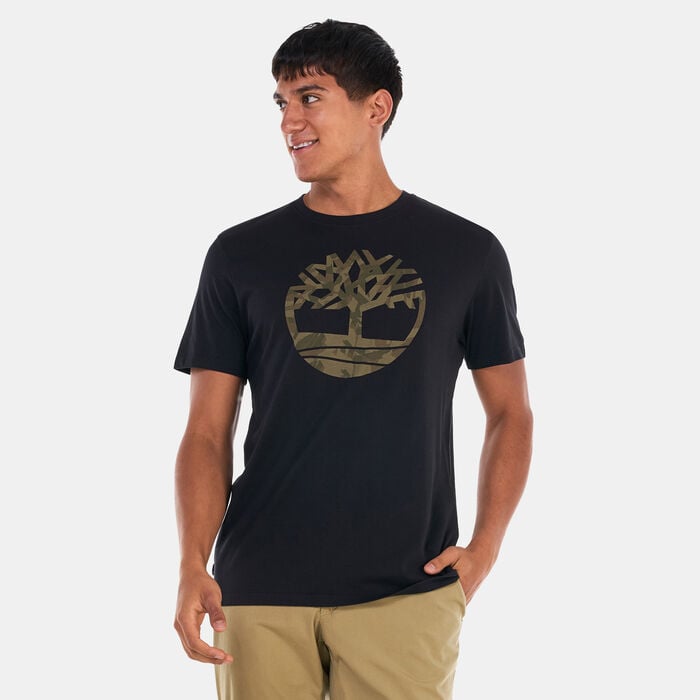Timberland Men's Camo Tree Logo T-Shirt Black Timberland Men's Camo Tree Logo T-Shirt Black image number 0