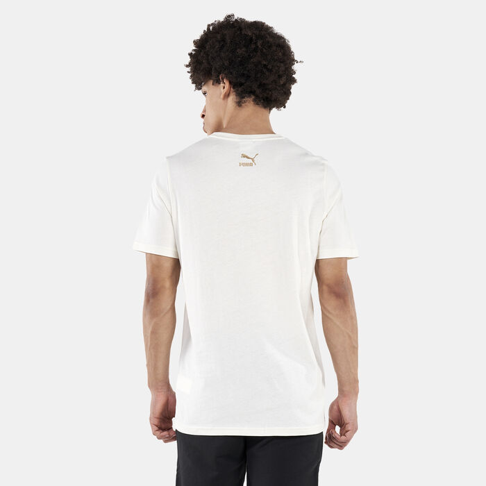 PUMA Men's Classics Graphics Brand Love T-Shirt White PUMA Men's Classics Graphics Brand Love T-Shirt White image number 1