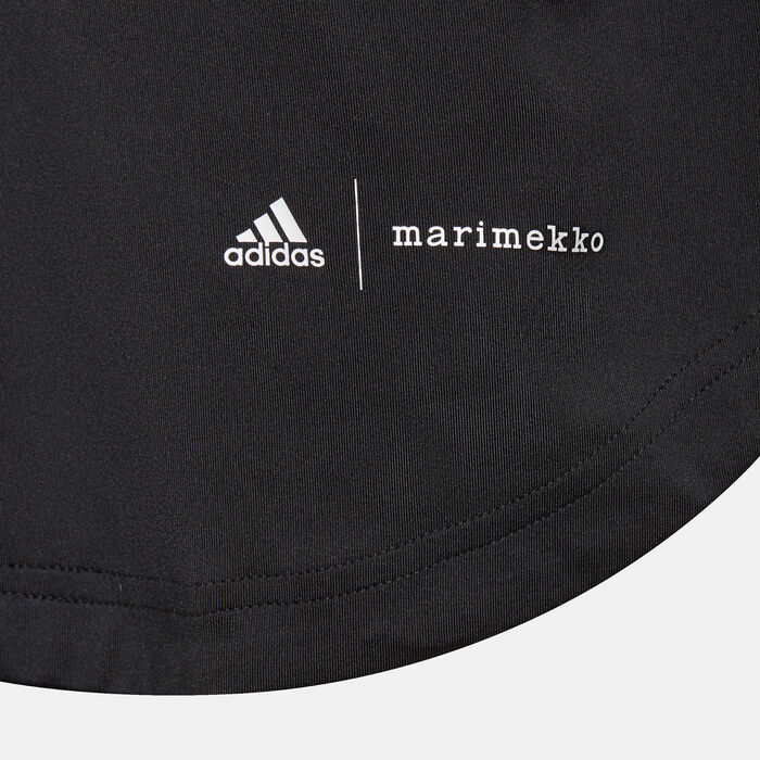 adidas Kids' Marimekko Primegreen AEROREADY Graphic T-Shirt Black adidas Kids' Marimekko Primegreen AEROREADY Graphic T-Shirt Black image number 2