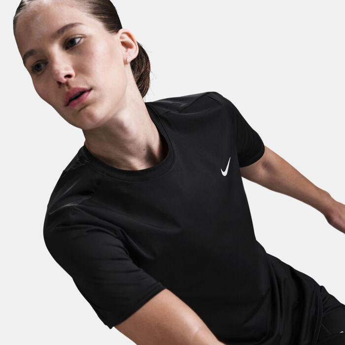Nike Women's Swift Dri-FIT Running Top Black image number 4