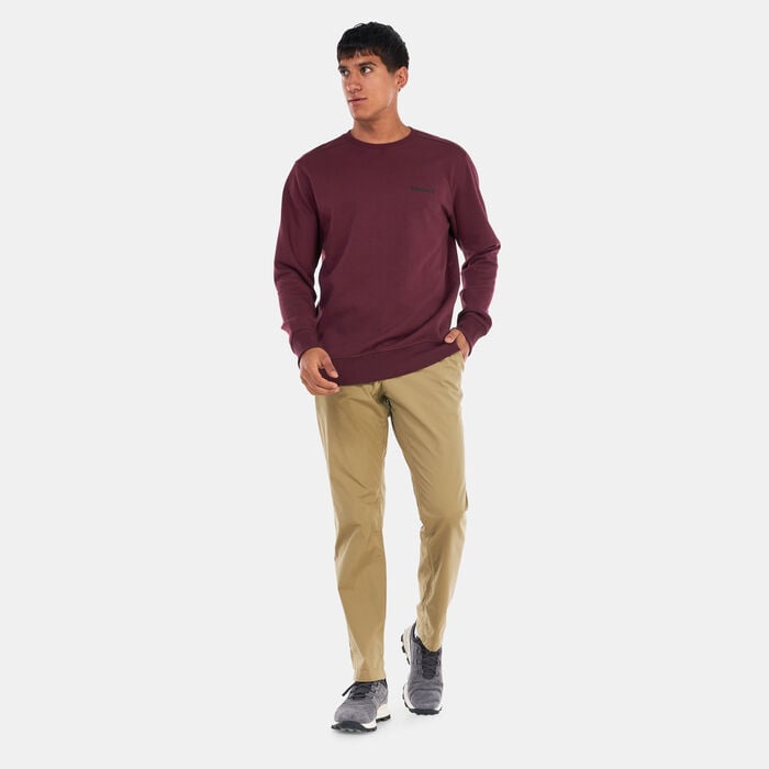 Timberland Men's Chest Logo Sweatshirt Red Timberland Men's Chest Logo Sweatshirt Red image number 2