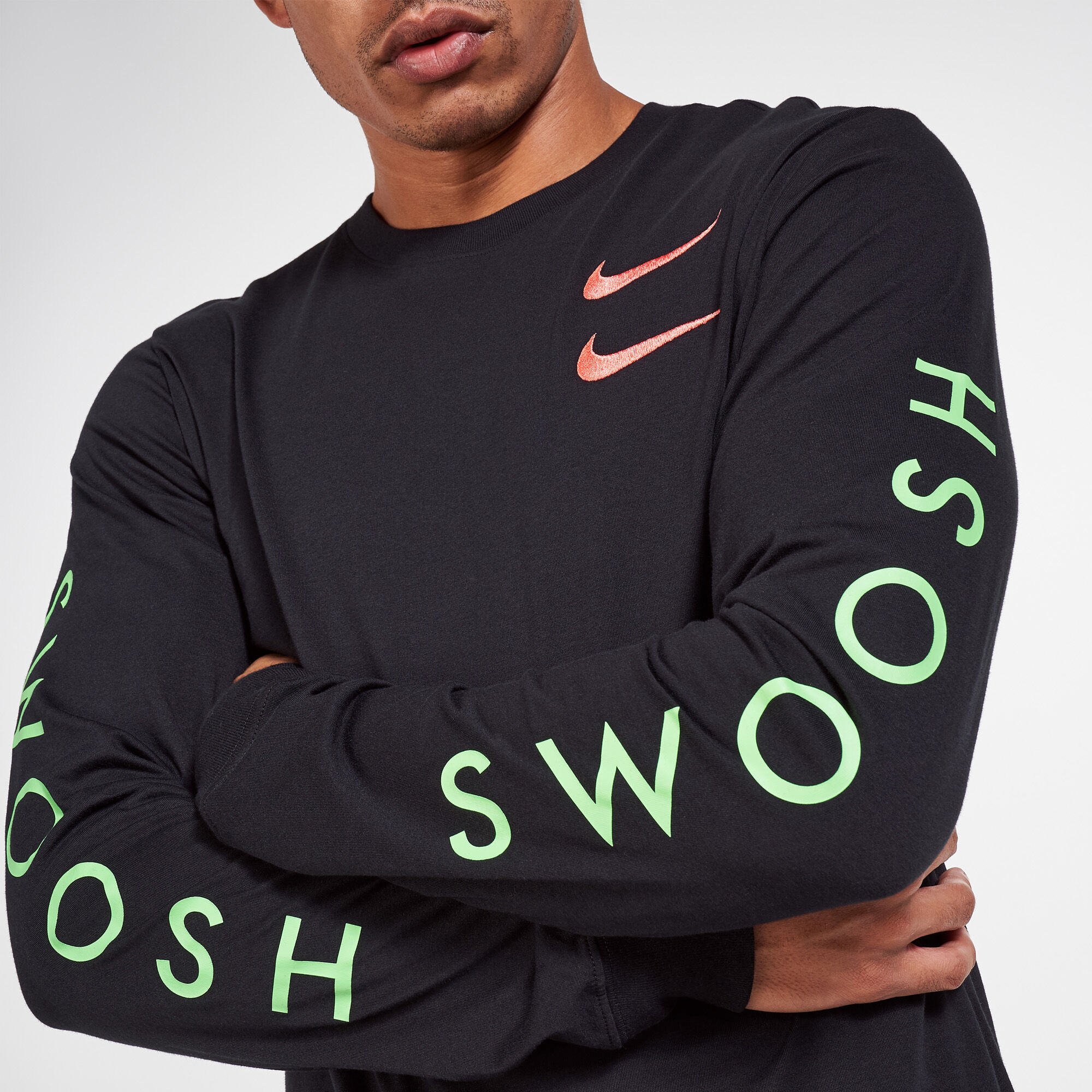Men s Sportswear Swoosh Long Sleeves T Shirt