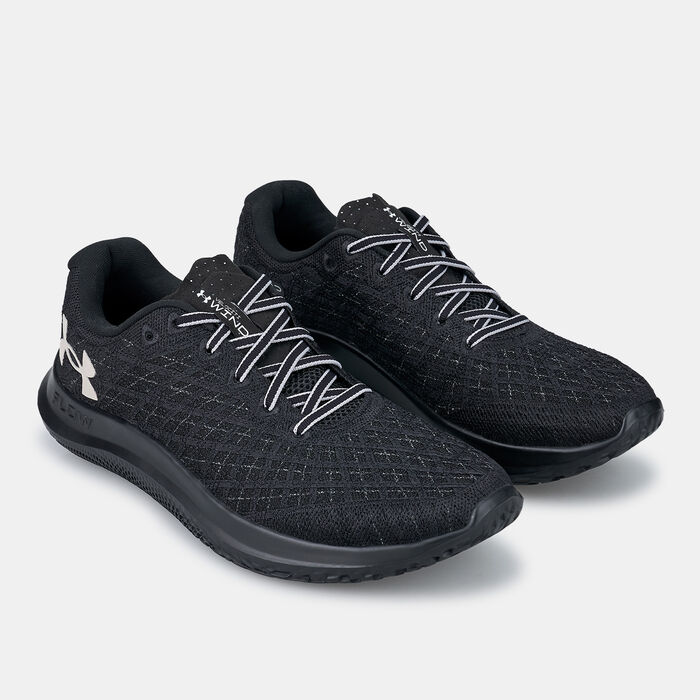 Under Armour Men's UA FLOW Velociti Wind 2 Shoe Black Under Armour Men's UA FLOW Velociti Wind 2 Shoe Black image number 2