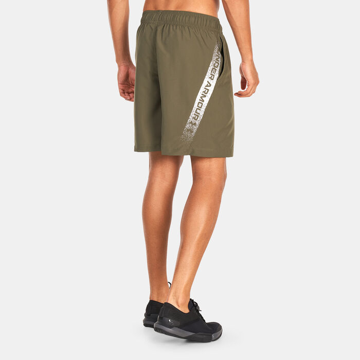 Under Armour Men's UA Woven Graphic Shorts Green Under Armour Men's UA Woven Graphic Shorts Green image number 1