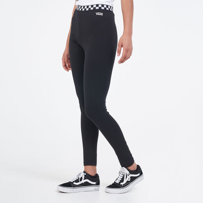Vans Women's Bladez Check Leggings Black image number 0