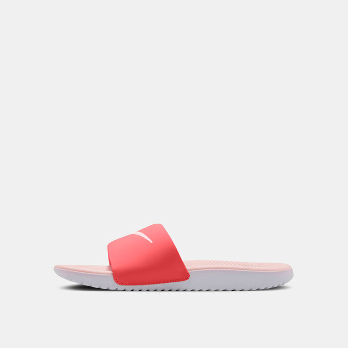 Nike Kids' Kawa Slides Peach image number 1