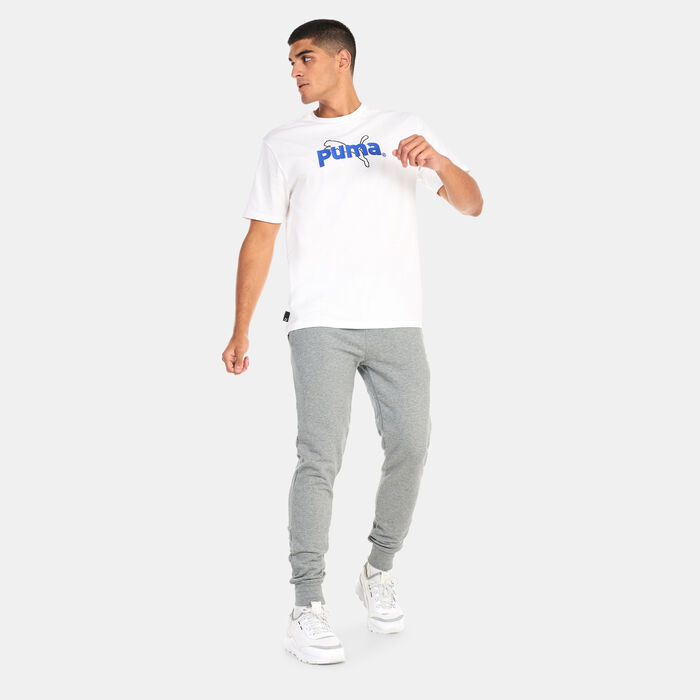 PUMA Men's Classics Cuffed Sweatpants Grey image number 2