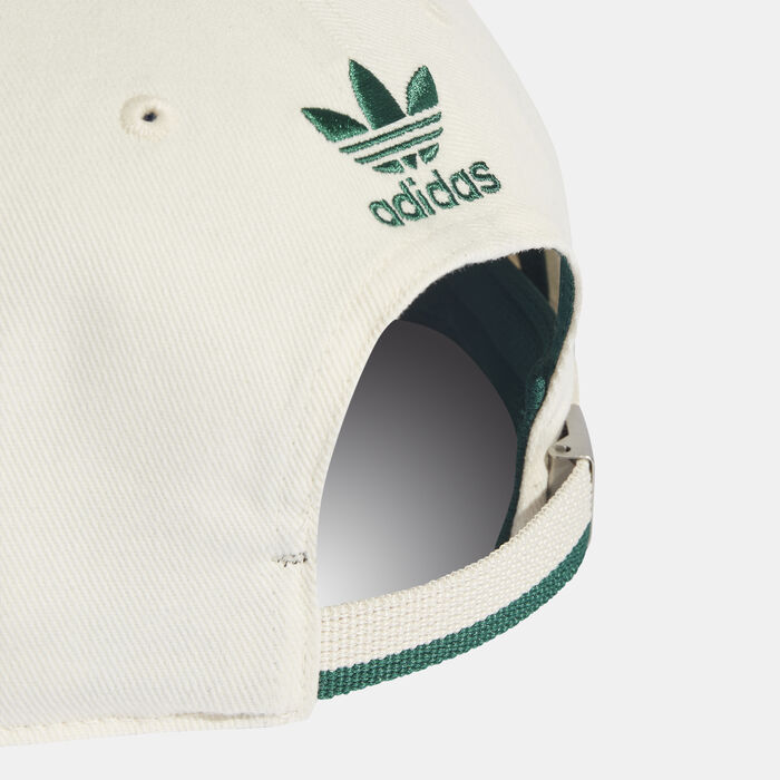 adidas Originals Low Curve Logo Cap White adidas Originals Low Curve Logo Cap White image number 3