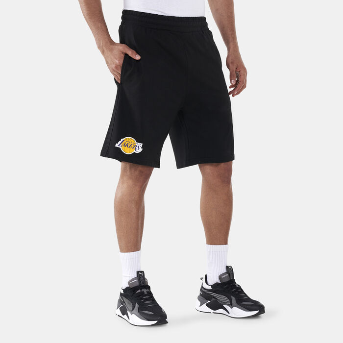 New Era Men's NBA LA Lakers Team Logo Shorts Black image number 0