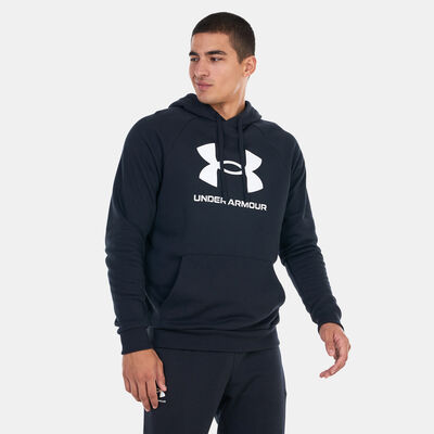 Under Armour Men's UA Rival Fleece Logo Hoodie Black Under Armour Men's UA Rival Fleece Logo Hoodie Black