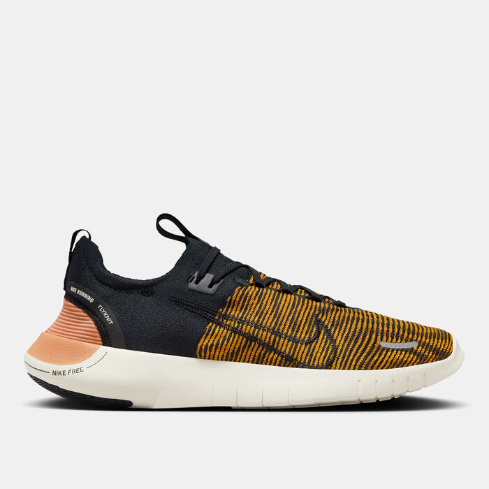 Nike Men's Free Run Flyknit Next Nature Road Running Shoes Brown Nike Men's Free Run Flyknit Next Nature Road Running Shoes Brown image number 0