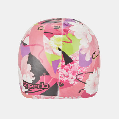 Speedo Kids' Digitally Printed Swimming Cap Multi