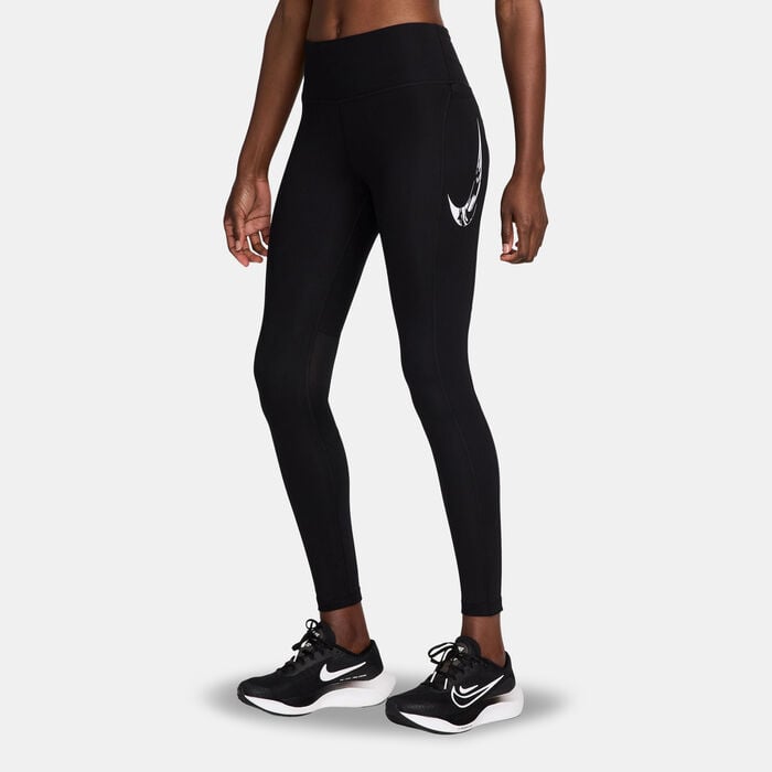 Nike Women's Fast 7/8 Running Leggings Black Nike Women's Fast 7/8 Running Leggings Black image number 0