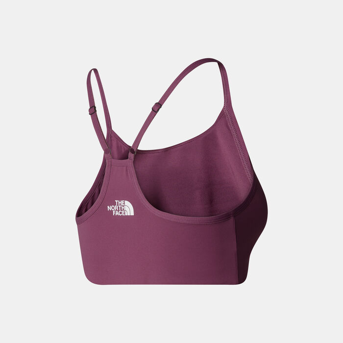 The North Face Women's Flex Light-Support Training Sports Bra Purple image number 1
