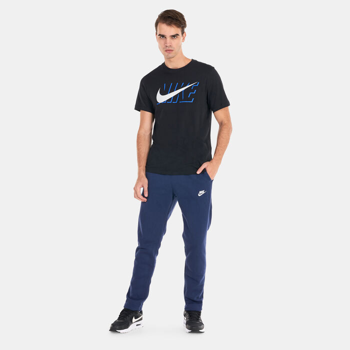 Nike Men's Sportswear Club Fleece Pants Blue Nike Men's Sportswear Club Fleece Pants Blue image number 2