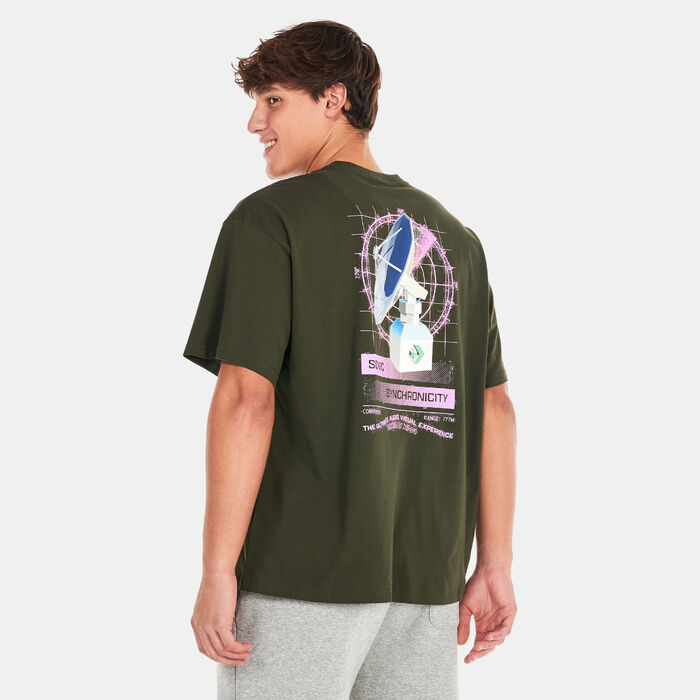 Converse Men's Sattelite T-Shirt Green Converse Men's Sattelite T-Shirt Green image number 1