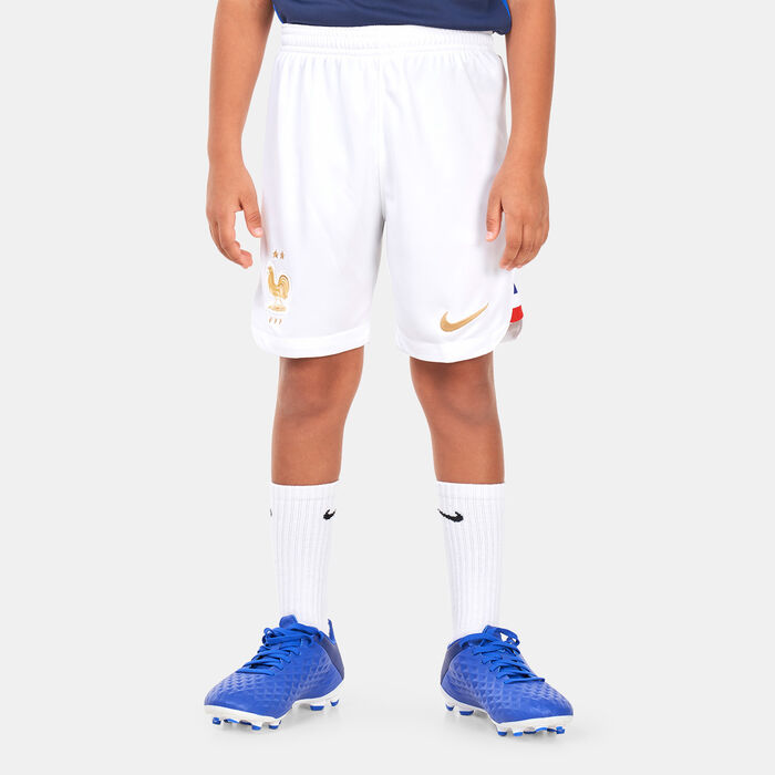 Nike Kids' France Dri-FIT Stadium Home Football Shorts - 2022/23 (Older Kids) White image number 0