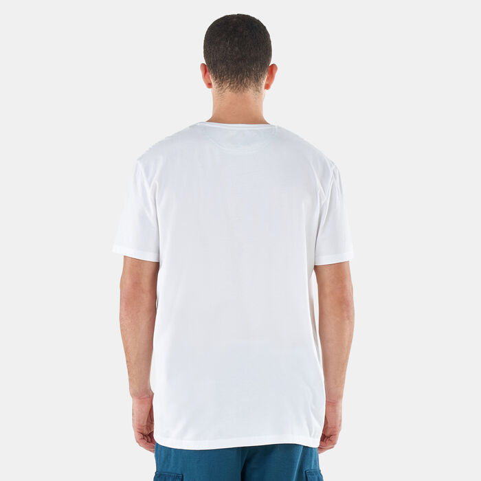 Timberland Men's Dunstan River Jersey V-Neck Slim T-Shirt White image number 1