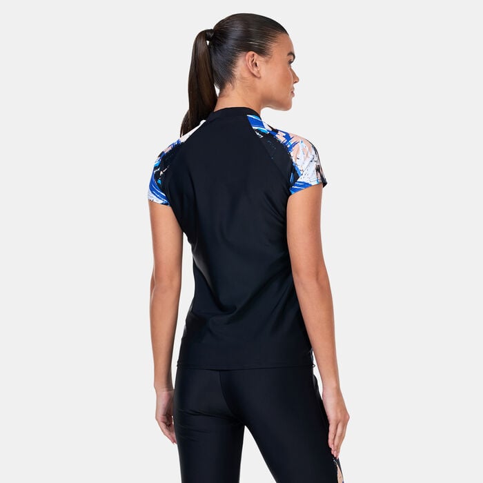 Arena Women's Modesty Swimming Rashguard Multi Arena Women's Modesty Swimming Rashguard Multi image number 1