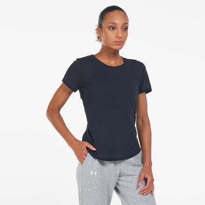 Under Armour Women's Streaker T-Shirt Black