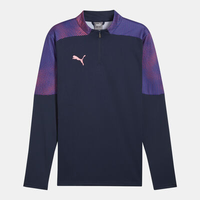 PUMA Men's individualFINAL 1/4-Zip Football Top Blue