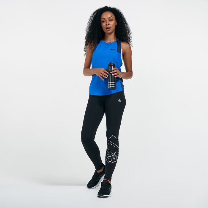 adidas Women's Essentials Logo Leggings Black adidas Women's Essentials Logo Leggings Black image number 2