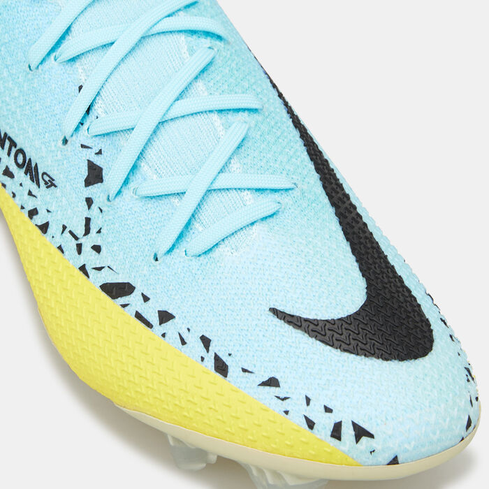 Nike Men's Phantom GT2 Elite Firm Ground Football Shoe Blue Nike Men's Phantom GT2 Elite Firm Ground Football Shoe Blue image number 4