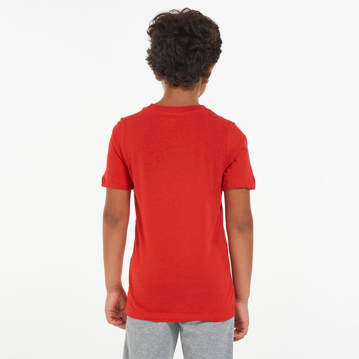 Nike Kids' Sportswear T-Shirt (Older Kids) Red Nike Kids' Sportswear T-Shirt (Older Kids) Red image number 1