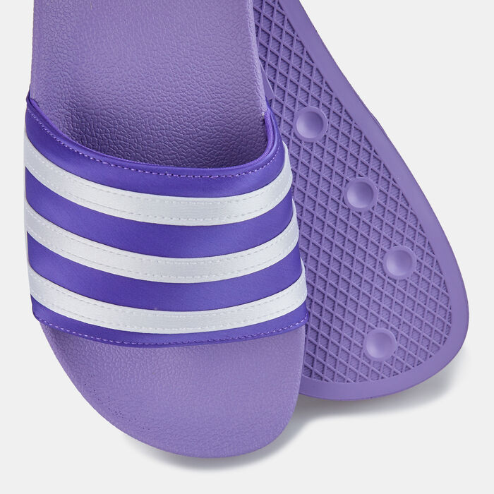 adidas Originals Women's Adilette Slides Purple adidas Originals Women's Adilette Slides Purple image number 2