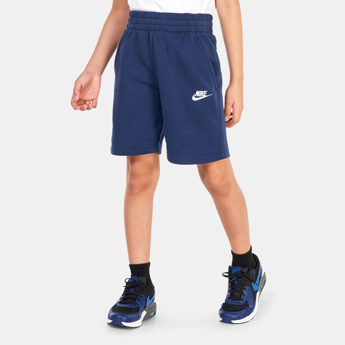 Nike Kids' Sportswear Club Fleece Shorts Blue Nike Kids' Sportswear Club Fleece Shorts Blue image number 0