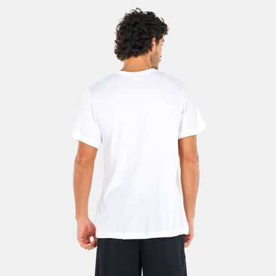 Nike Men's Dri-FIT Swoosh Basketball T-Shirt White Nike Men's Dri-FIT Swoosh Basketball T-Shirt White