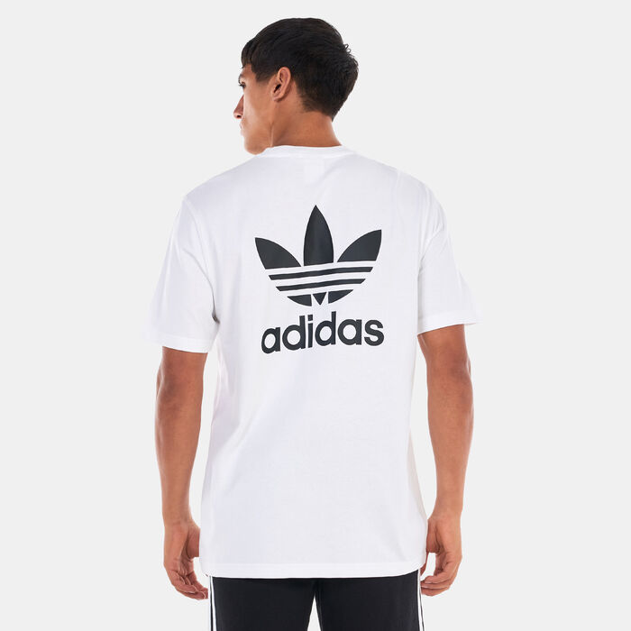 adidas Originals Men's Adicolor Classics Back+Front Trefoil Boxy T-Shirt White adidas Originals Men's Adicolor Classics Back+Front Trefoil Boxy T-Shirt White image number 1