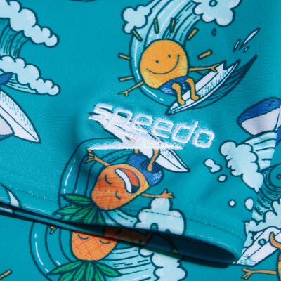 Speedo Kids' Digital Allover Swimming Jammers Blue