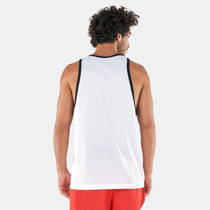 Nike Men's Dri-FIT Basketball Crossover Jersey White Nike Men's Dri-FIT Basketball Crossover Jersey White image number 1