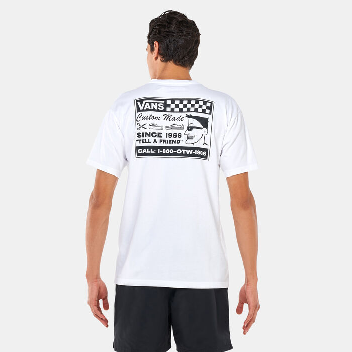 Vans Men's Local AD T-Shirt White Vans Men's Local AD T-Shirt White image number 1