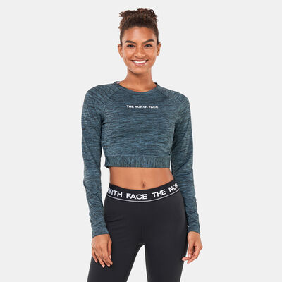 The North Face Women's Stretchy Crop Top Blue