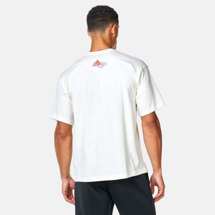 adidas Men's Dubai Camel Graphic T-Shirt Beige adidas Men's Dubai Camel Graphic T-Shirt Beige image number 1