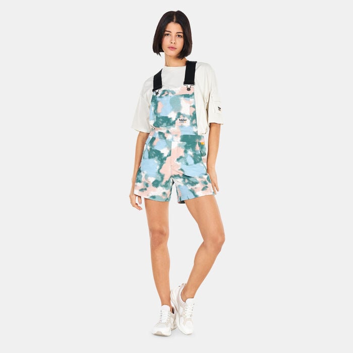 Timberland Women's Allover Print Dungarees Multi Timberland Women's Allover Print Dungarees Multi image number 2