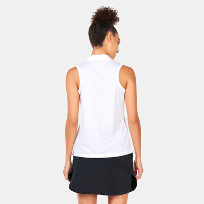 Nike Women's Dri-FIT Victory SLD Sleeveless Polo Shirt White