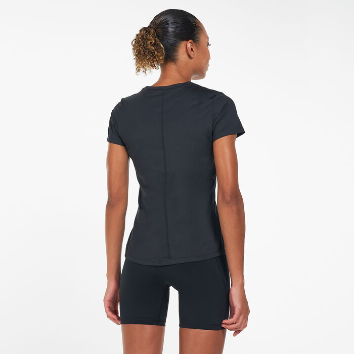 Nike Women's Dri-FIT Top Black Nike Women's Dri-FIT Top Black image number 1