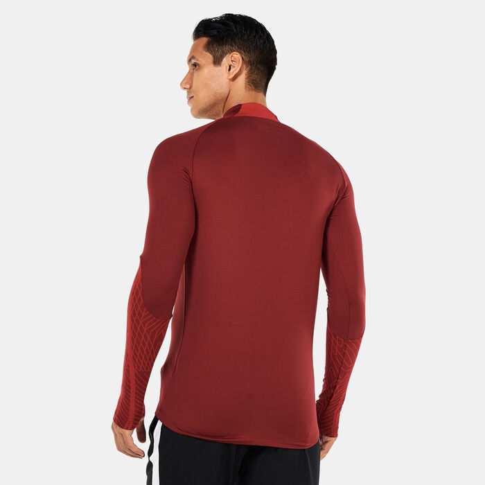 Nike Men's Qatar Dri-FIT Football Drill Top Maroon image number 1