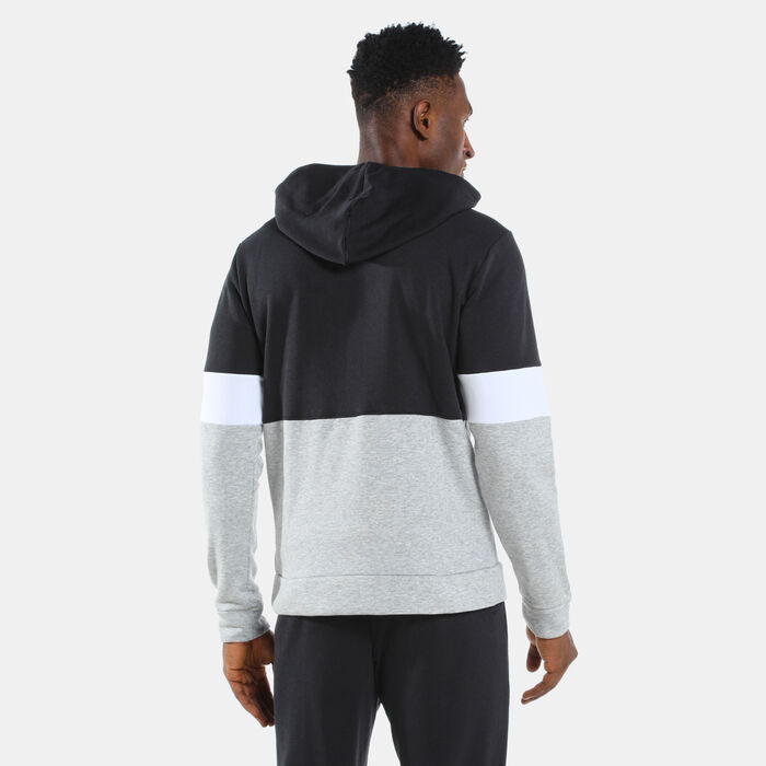 adidas Men’s Essential Fleece Colorblock Sweatshirt Black adidas Men’s Essential Fleece Colorblock Sweatshirt Black image number 1