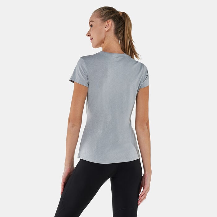 The North Face Women's Reaxion Ampere T-Shirt Grey The North Face Women's Reaxion Ampere T-Shirt Grey image number 1