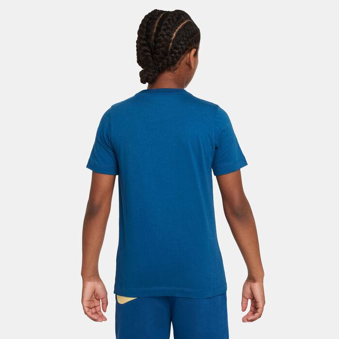 Nike Kids' Sportswear Amplify T-Shirt Blue Nike Kids' Sportswear Amplify T-Shirt Blue image number 1