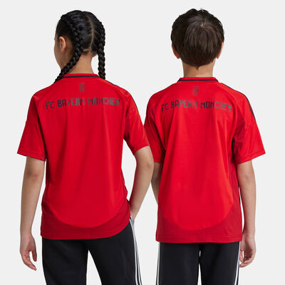 adidas Kids' Bayern Munich Replica Home Football Jersey - 2024/25 Red adidas Kids' Bayern Munich Replica Home Football Jersey - 2024/25 Red