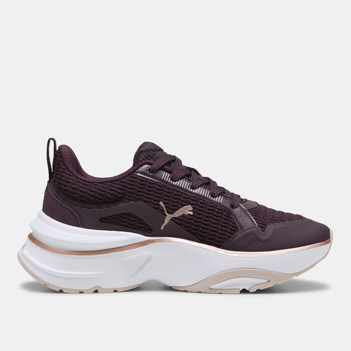 PUMA Women's SOFTRIDE Divine Metal Running Shoes Purple PUMA Women's SOFTRIDE Divine Metal Running Shoes Purple image number 2