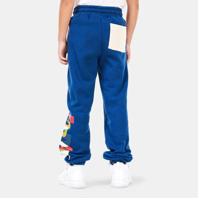 Jordan Kids' Messy Room Fleece Joggers (Older Kids) Blue